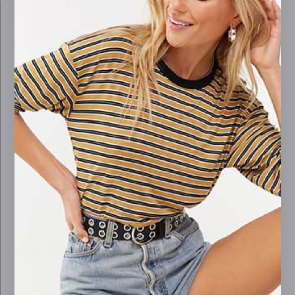 F21 Striped comfy shirt